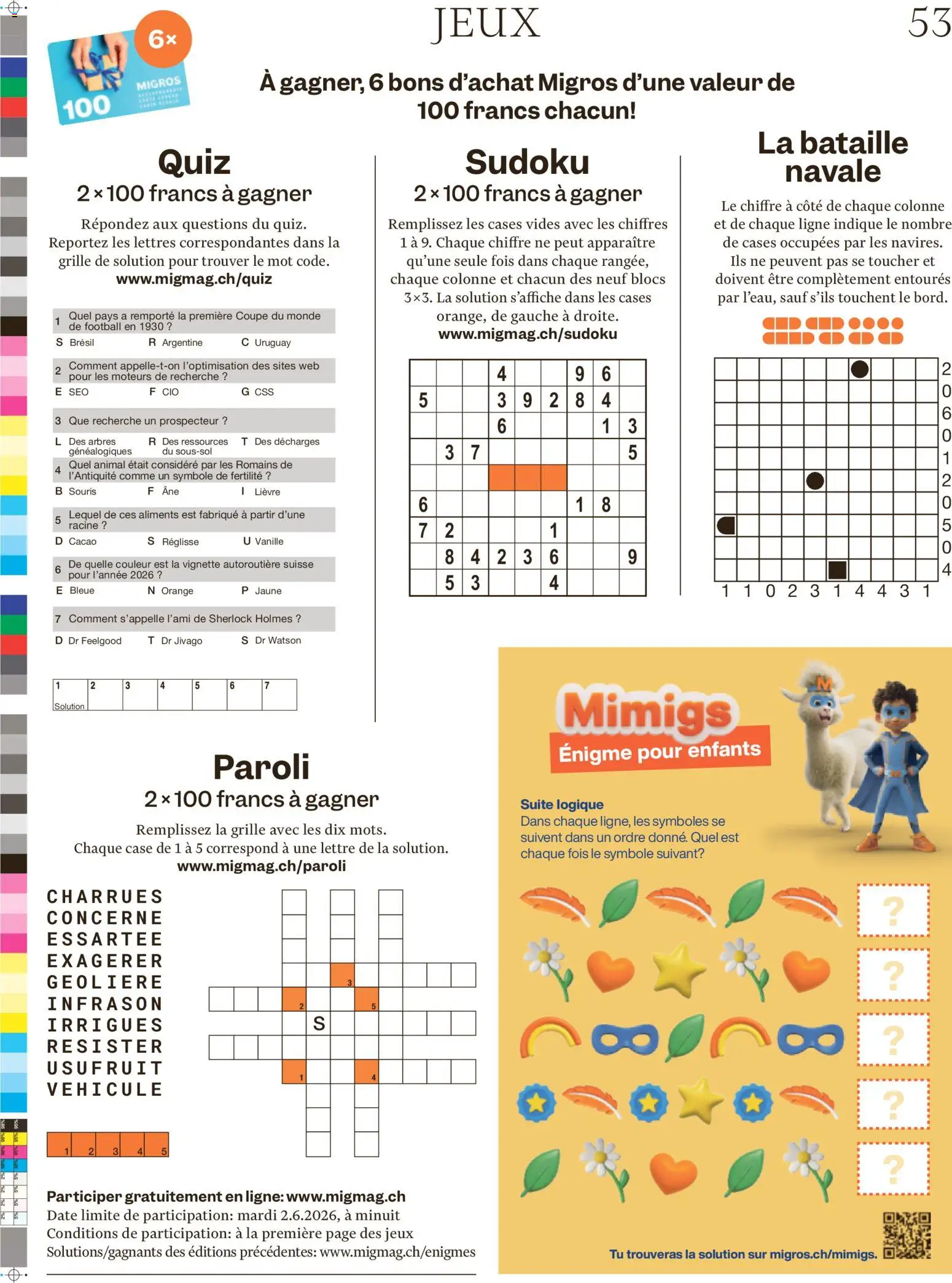 Migros aktionen Magazine FR – gültig ab 27.05.2026 | Seite: 53