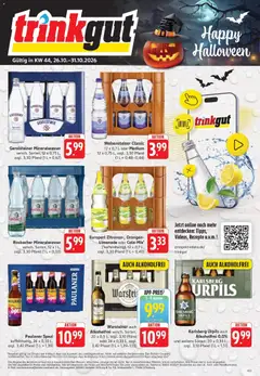 Trinkgut Prospekt Dillingen ab 26.10.2026 gültig