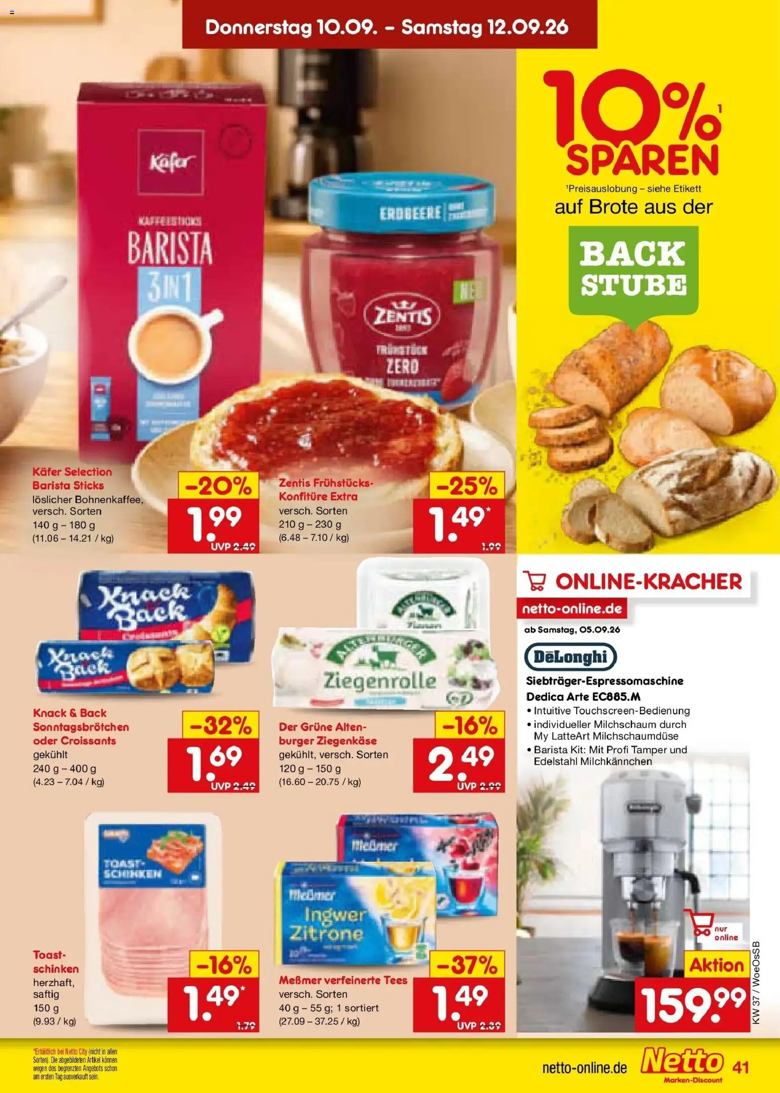 Netto Marken-Discount Prospekt Gemmingen – gültig ab 07.09.2026 | Seite: 59 | Produkte: Toast, Messmer, Burger, Schinken