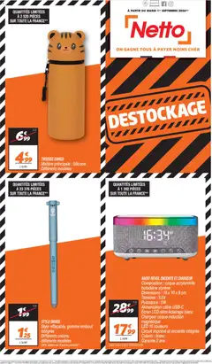 Netto - Prévisualisation de Netto  destockage septembre valide à partir de 01/09/2026