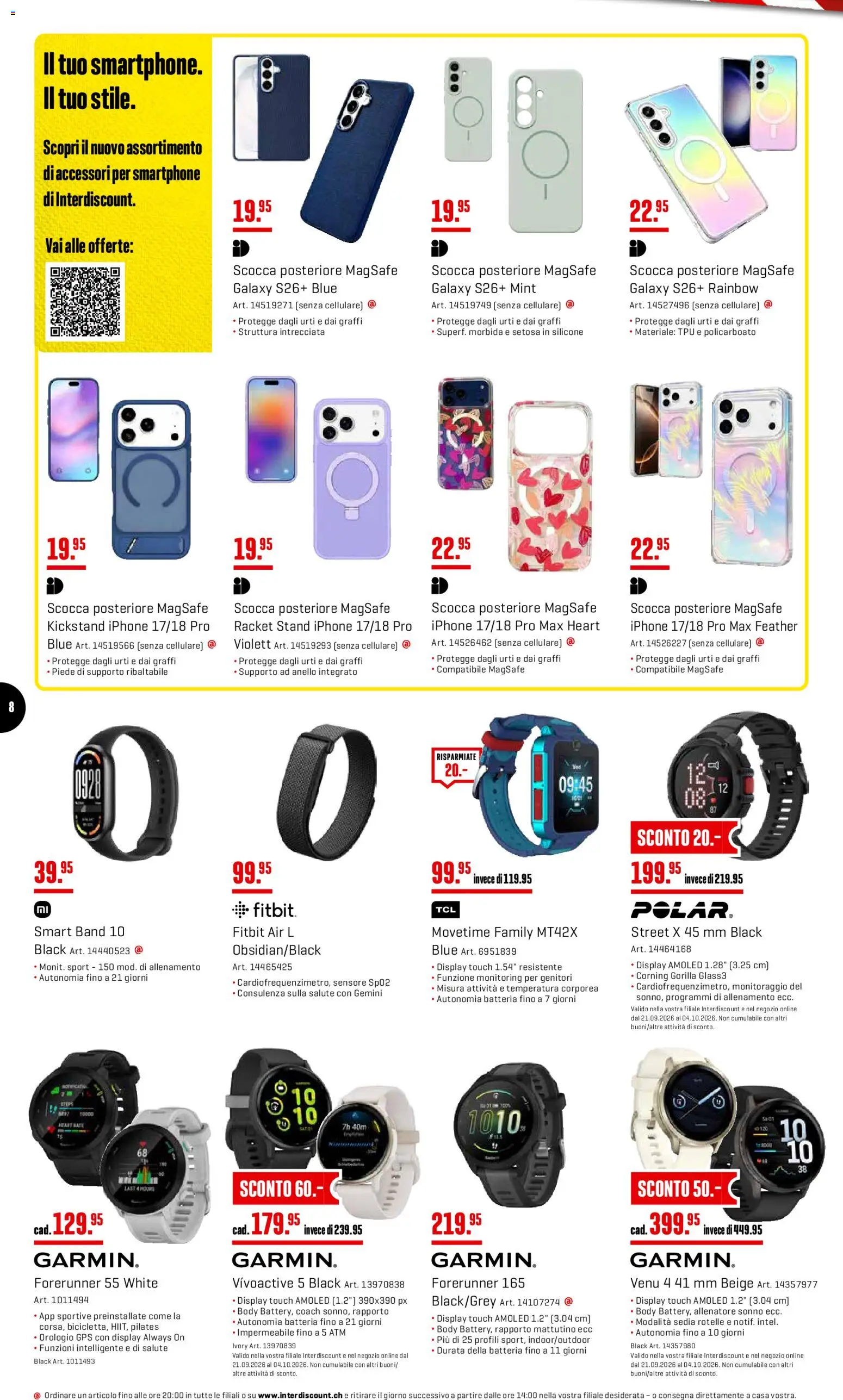 Interdiscount aktionen IT – gültig ab 21.09.2026 | Seite: 8 | Produkte: Smartphone, Iphone