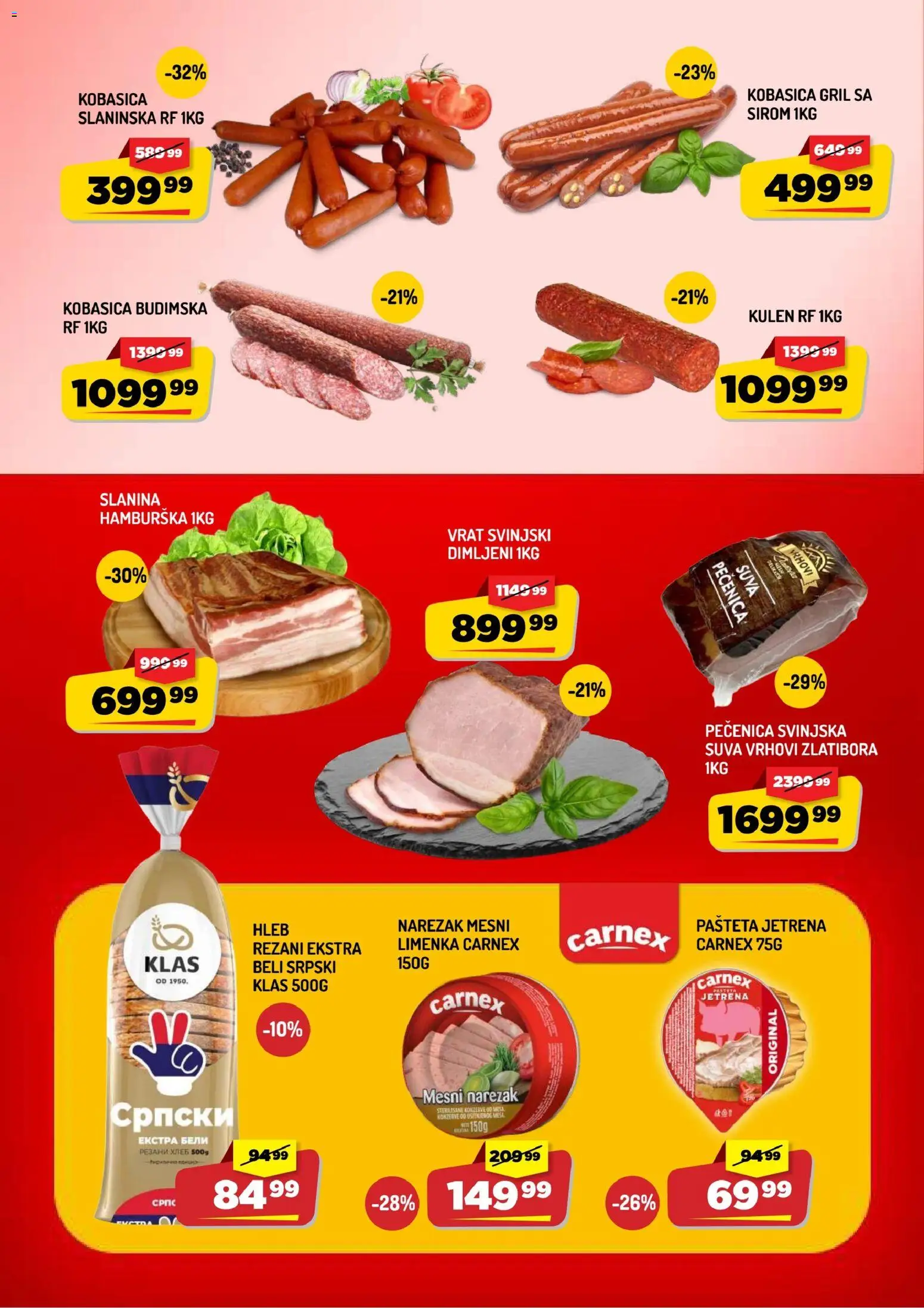 Aman katalog - važi od 28.08.2026 | Strana: 6 | Proizvode: Vrat, Slanina, Mesni narezak, Pašteta