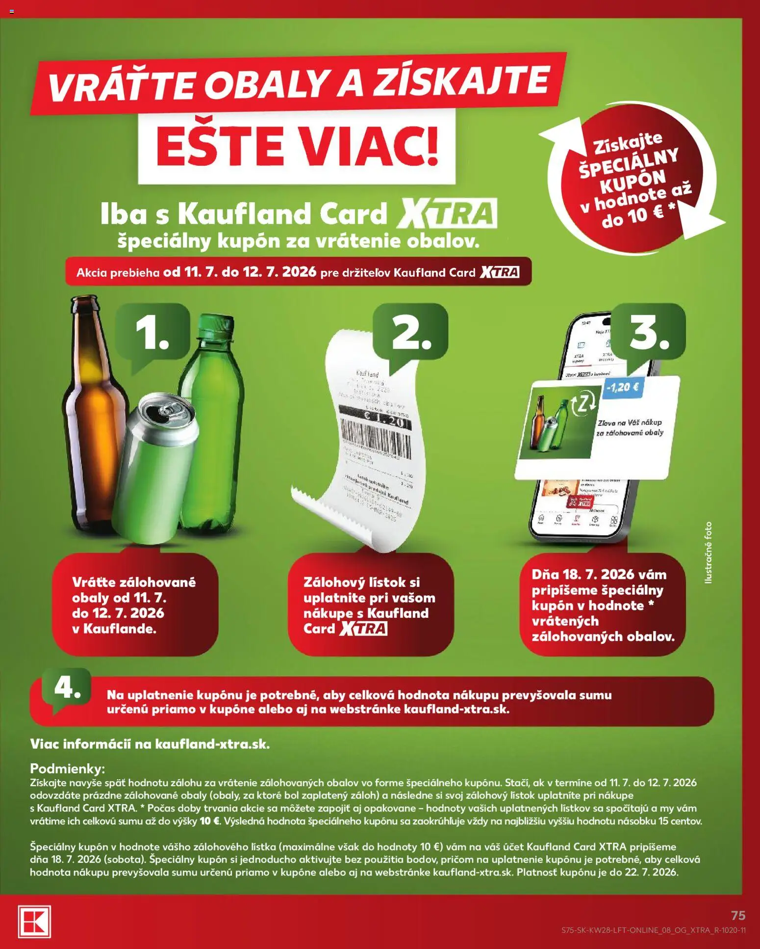 Nové Kaufland akcie – leták je platný od 09.07.2026 | Strana: 75
