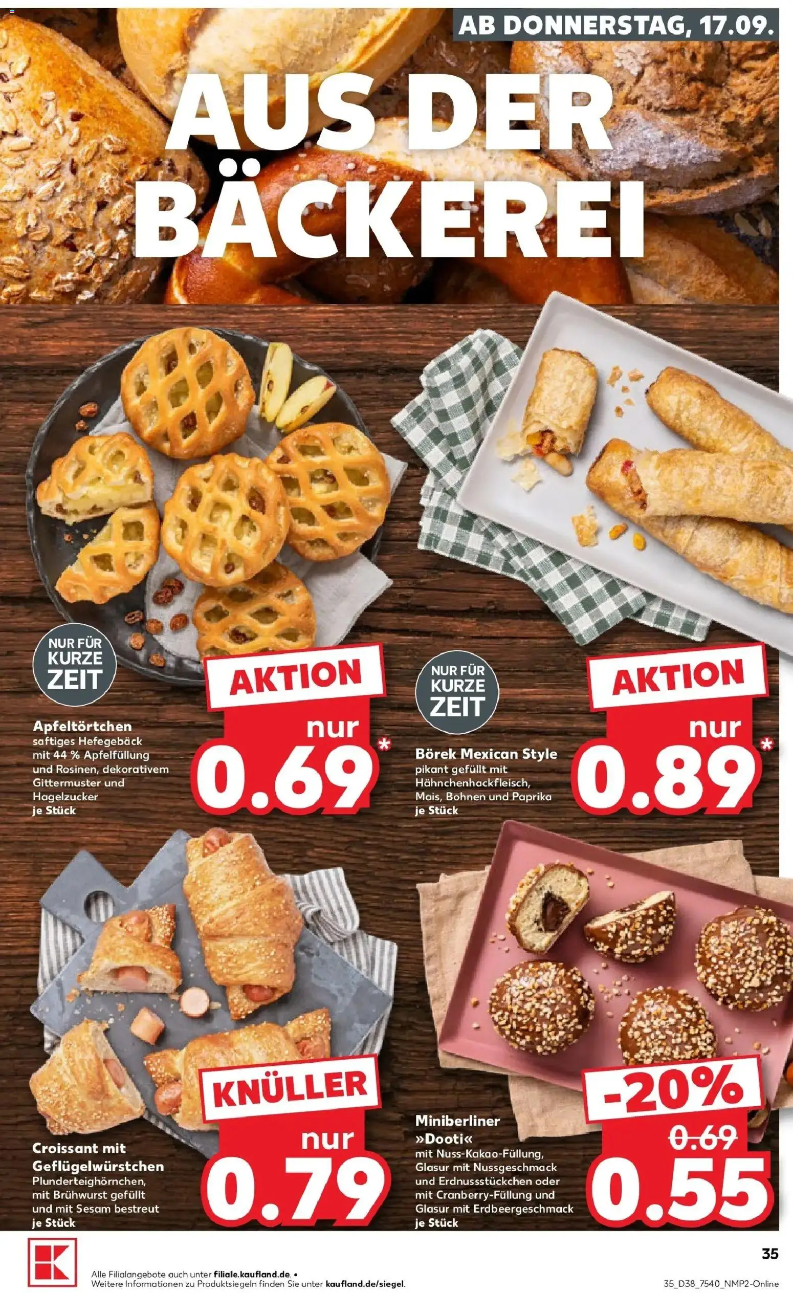 Prospekt Kaufland ab 14.09.2026 » Angebote Online zum Blättern | Seite: 47 | Produkte: Bäckerei, Croissant, Paprika