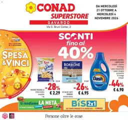 Anteprima del volantino Conad volantino Gavardo valido a partire dal 21/10/2026