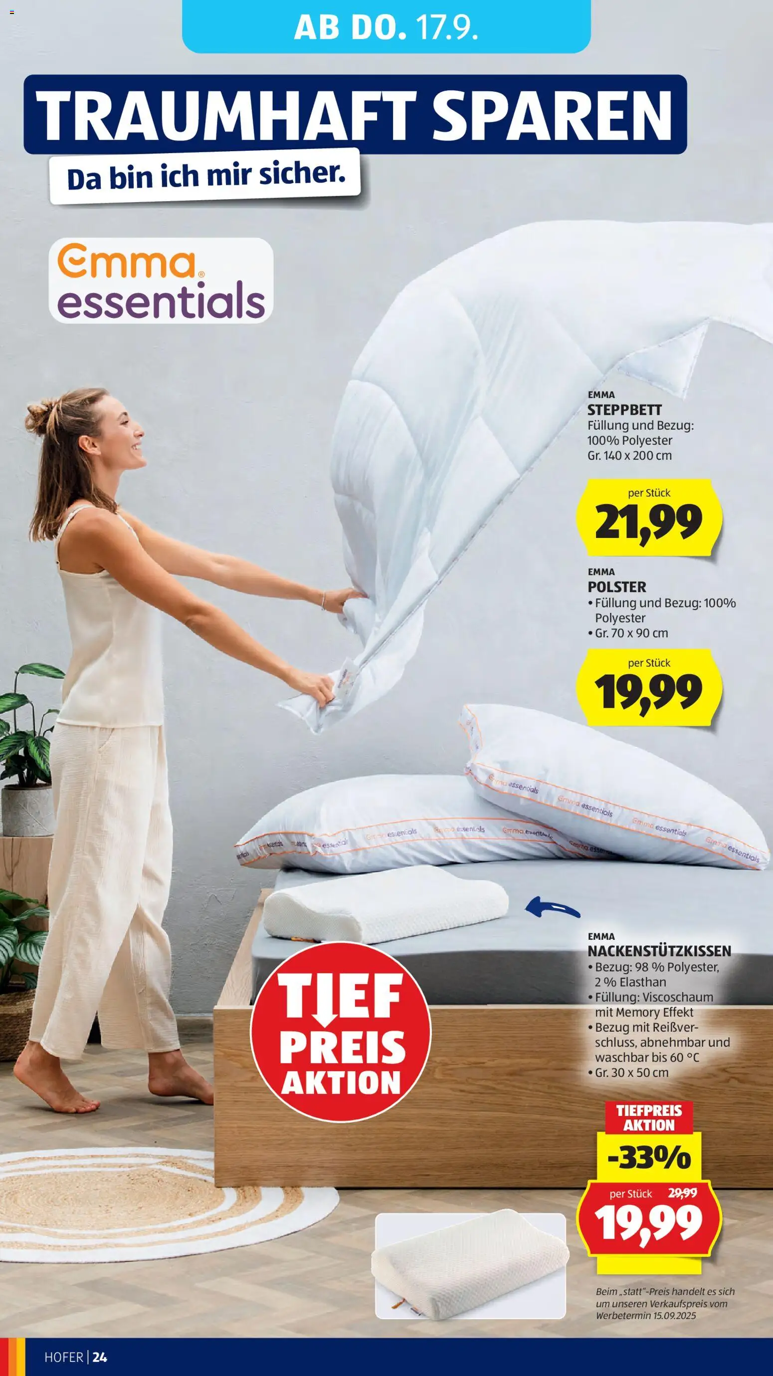 Hofer Flugblatt gültig ab 11.09.2026 | Seite: 34