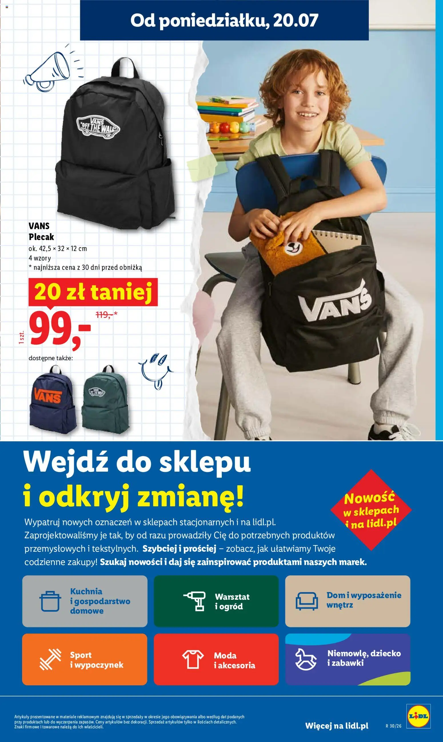 Lidl gazetka od 20.07.2026 | Strona: 41 | Produkty: Zabawki, Plecak