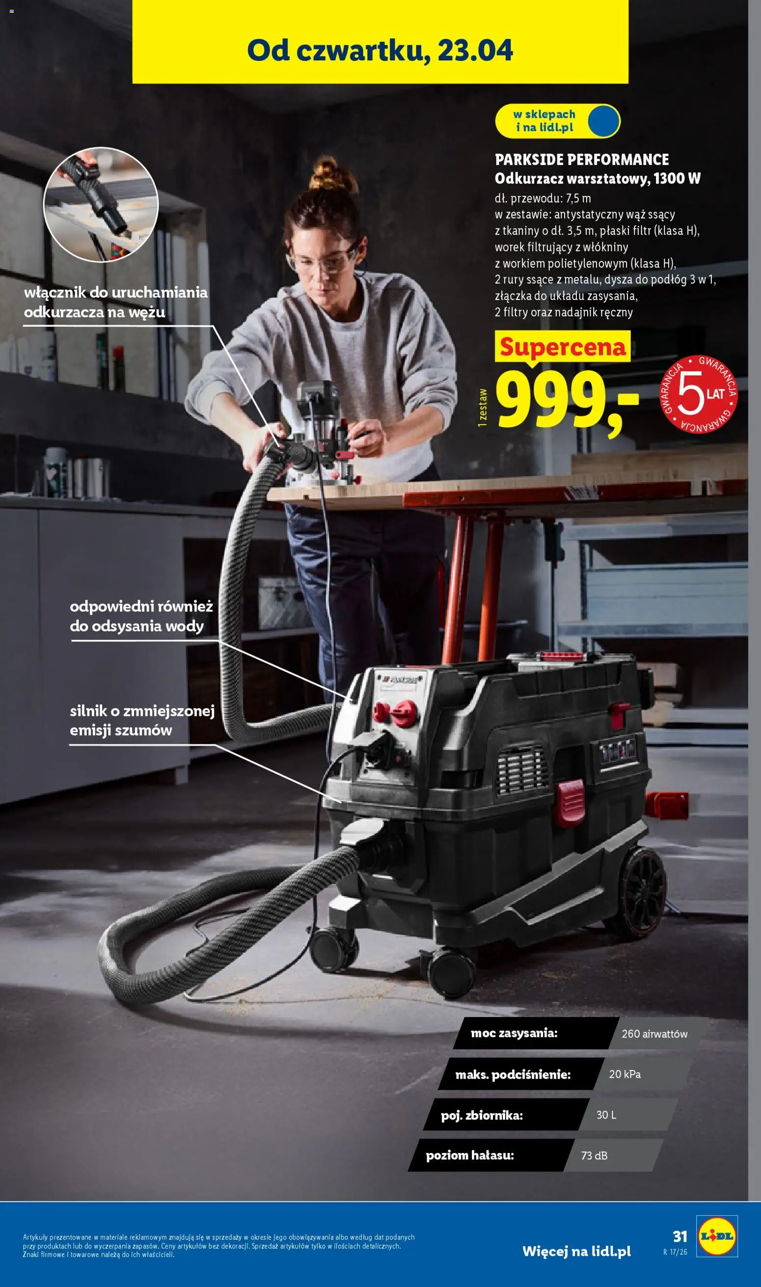 Lidl Katalog od 20.04.2026 | Strona: 43 | Produkty: Odkurzacz, Cleaner