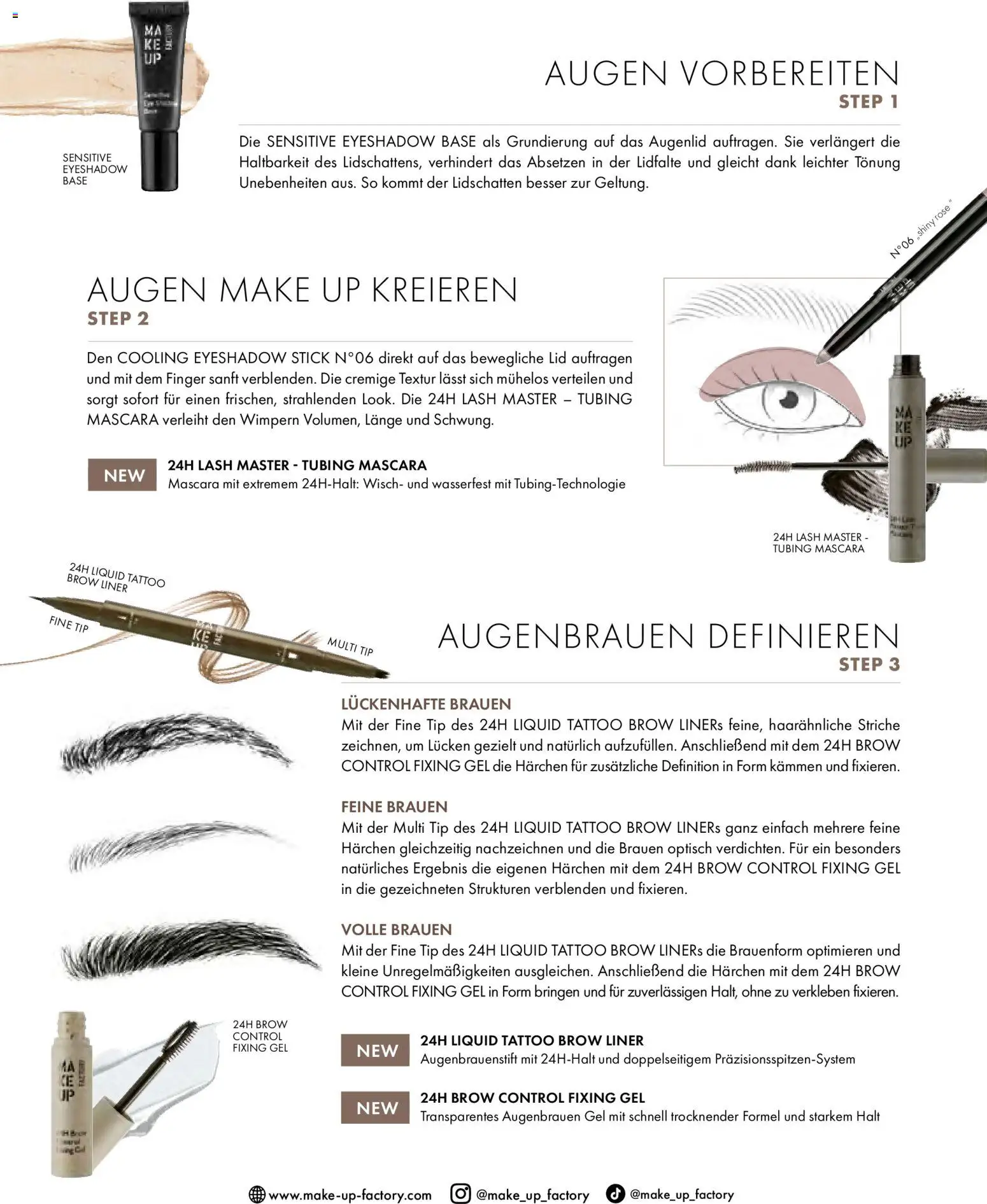 Müller Lifestyle – gültig ab 01.09.2026 | Seite: 19 | Produkte: Lidschatten, Mascara, Augenbrauenstift
