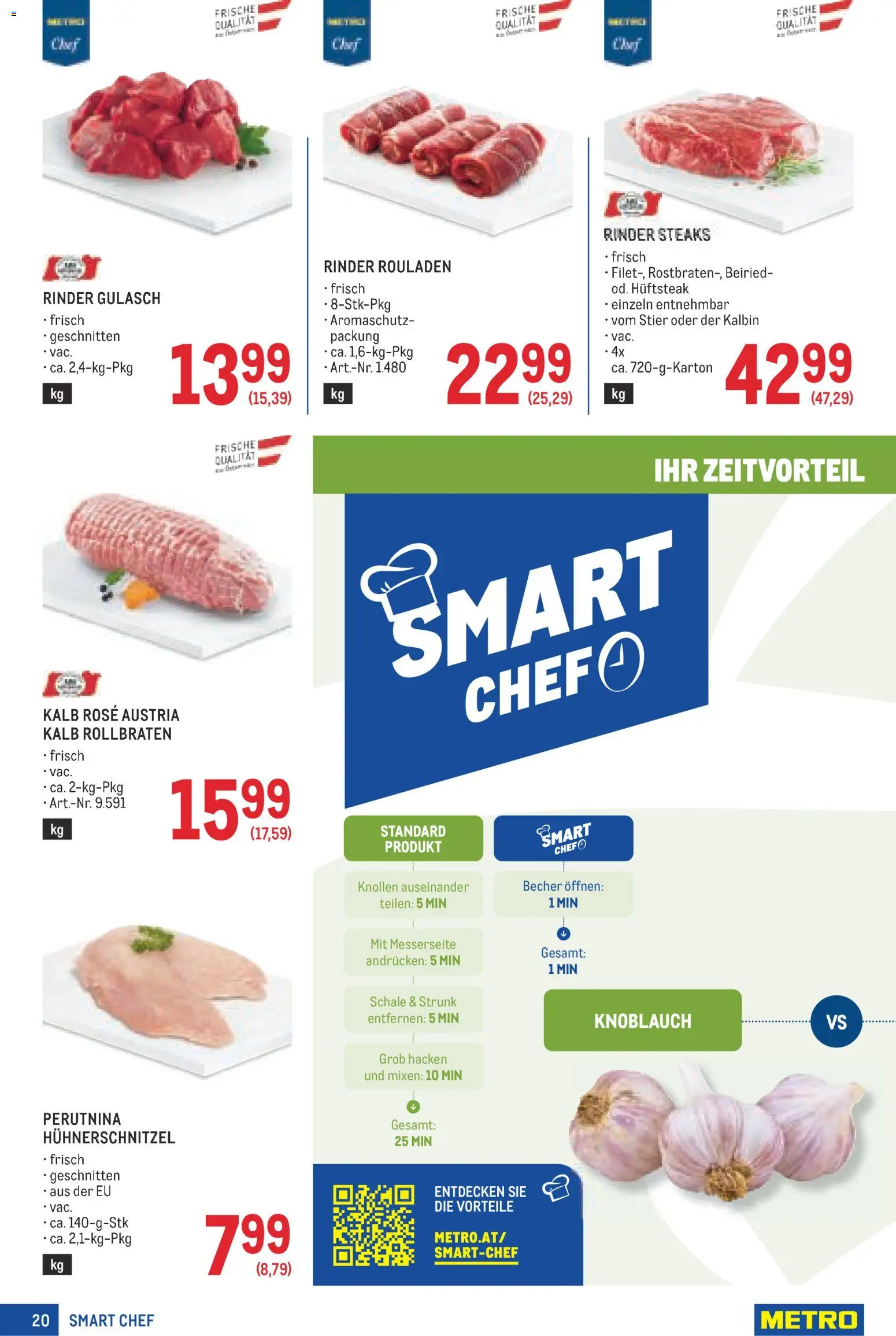 Metro angebote Profi gültig ab 01.10.2026 | Seite: 20 | Produkte: Knoblauch, Hacken