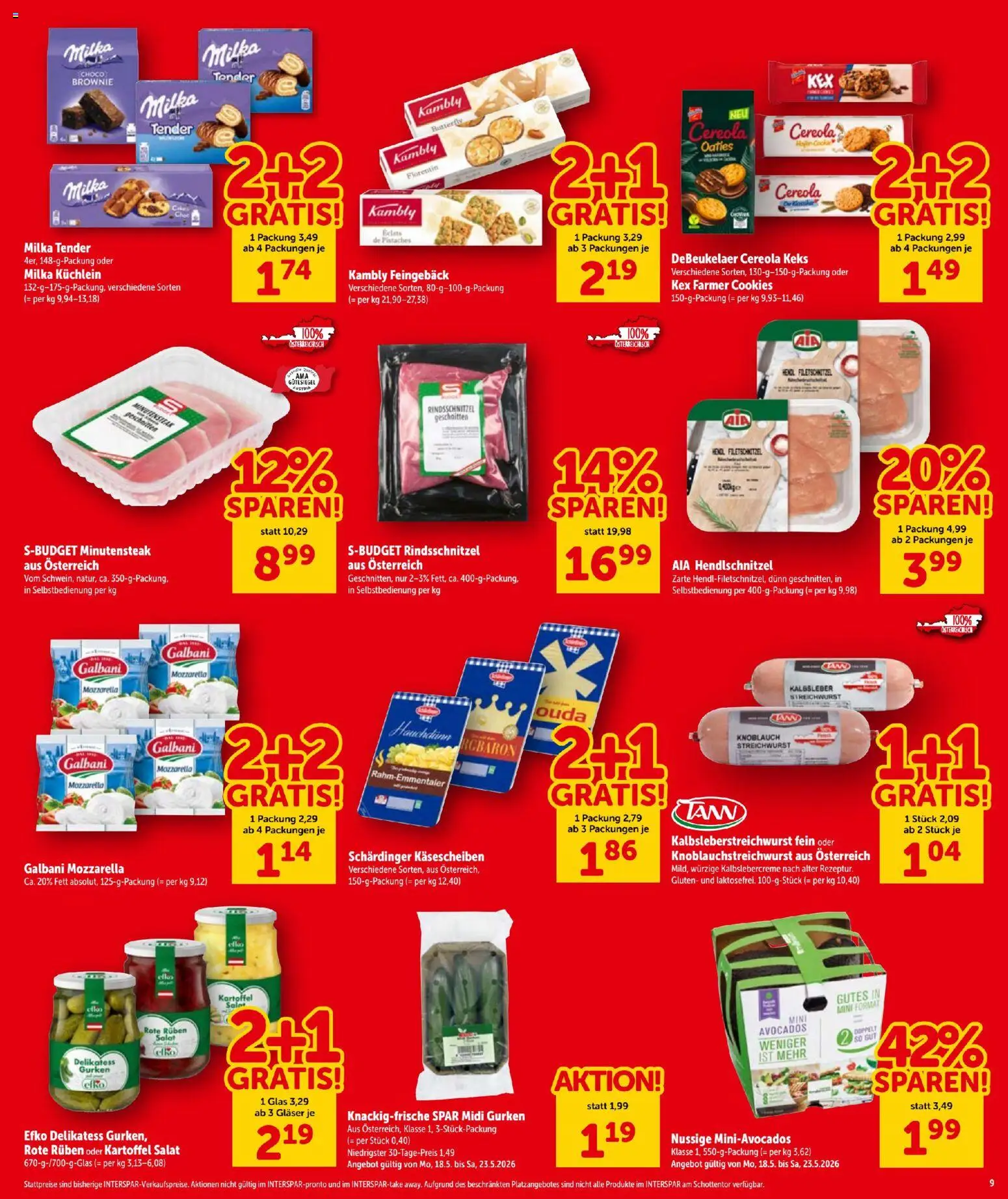 Interspar - Flugblatt gültig ab 21.05.2026 | Seite: 9 | Produkte: Gurken, Salat, Knoblauch