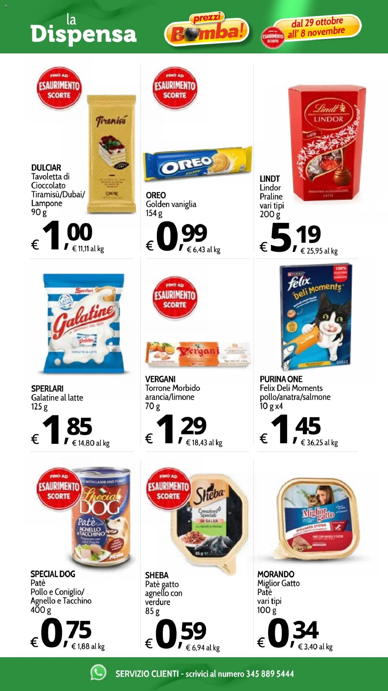 Volantino Primo Prezzo del 29/10/2026 | Pagina: 16 | Prodotti: Paté, Cioccolato, Verdure, Lampone