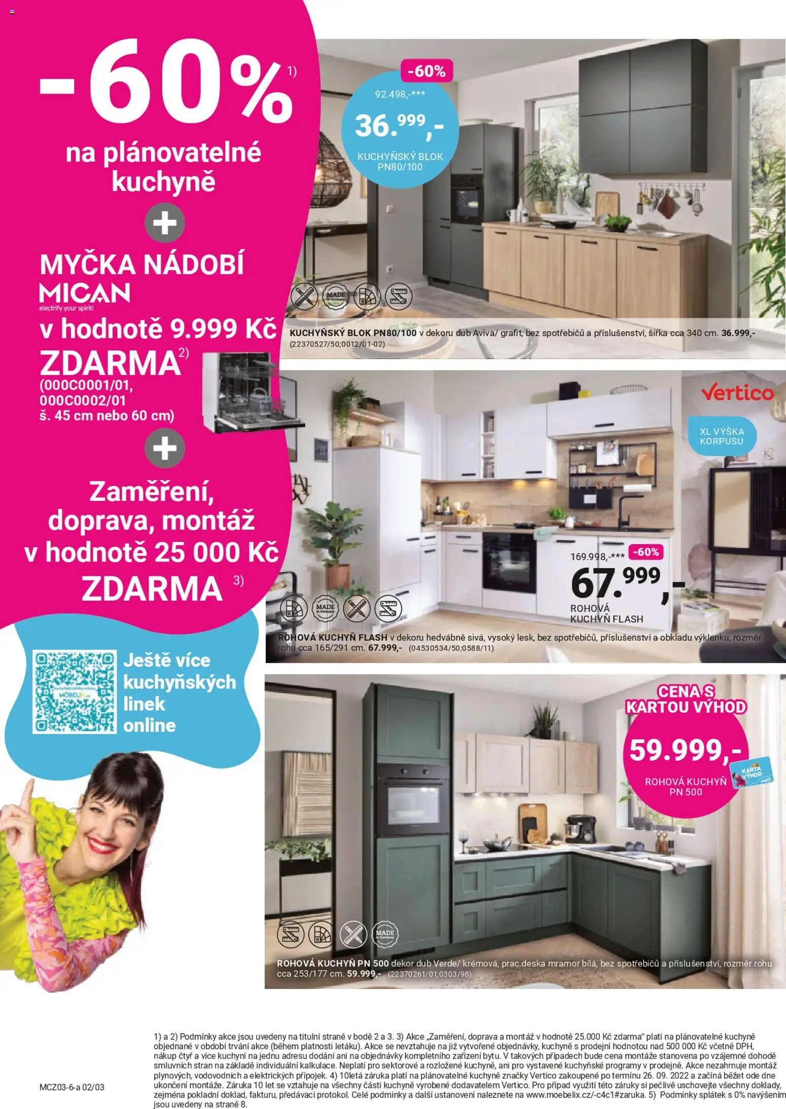 Möbelix leták od 09.03.2026 | Strana: 2 | Produkty: Nádobí, Myčka, Blok, Myčka nádobí