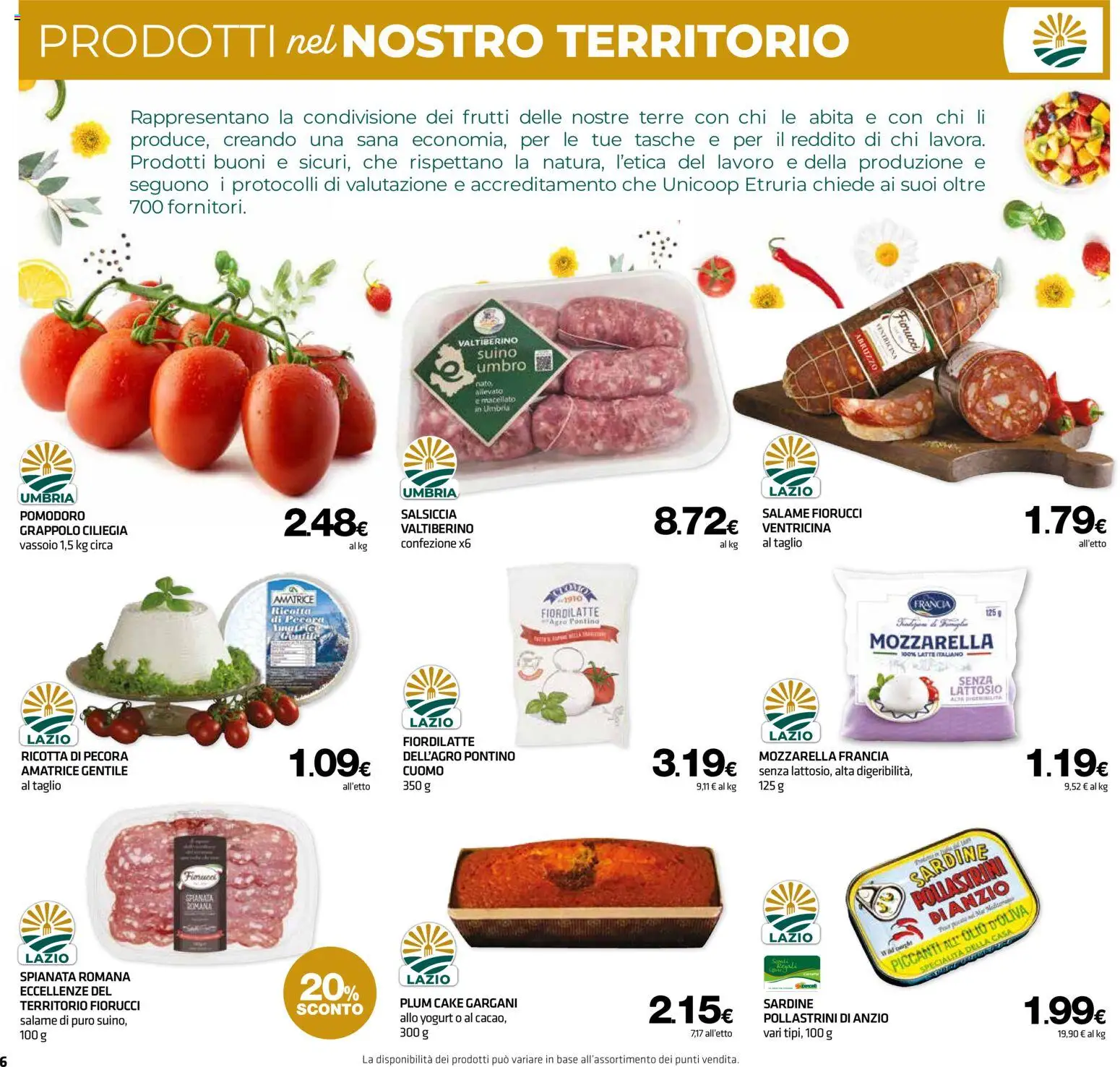 Volantino Superconti del 13/08/2026 | Pagina: 6 | Prodotti: Latte, Ricotta di pecora, Vassoio, Senza lattosio