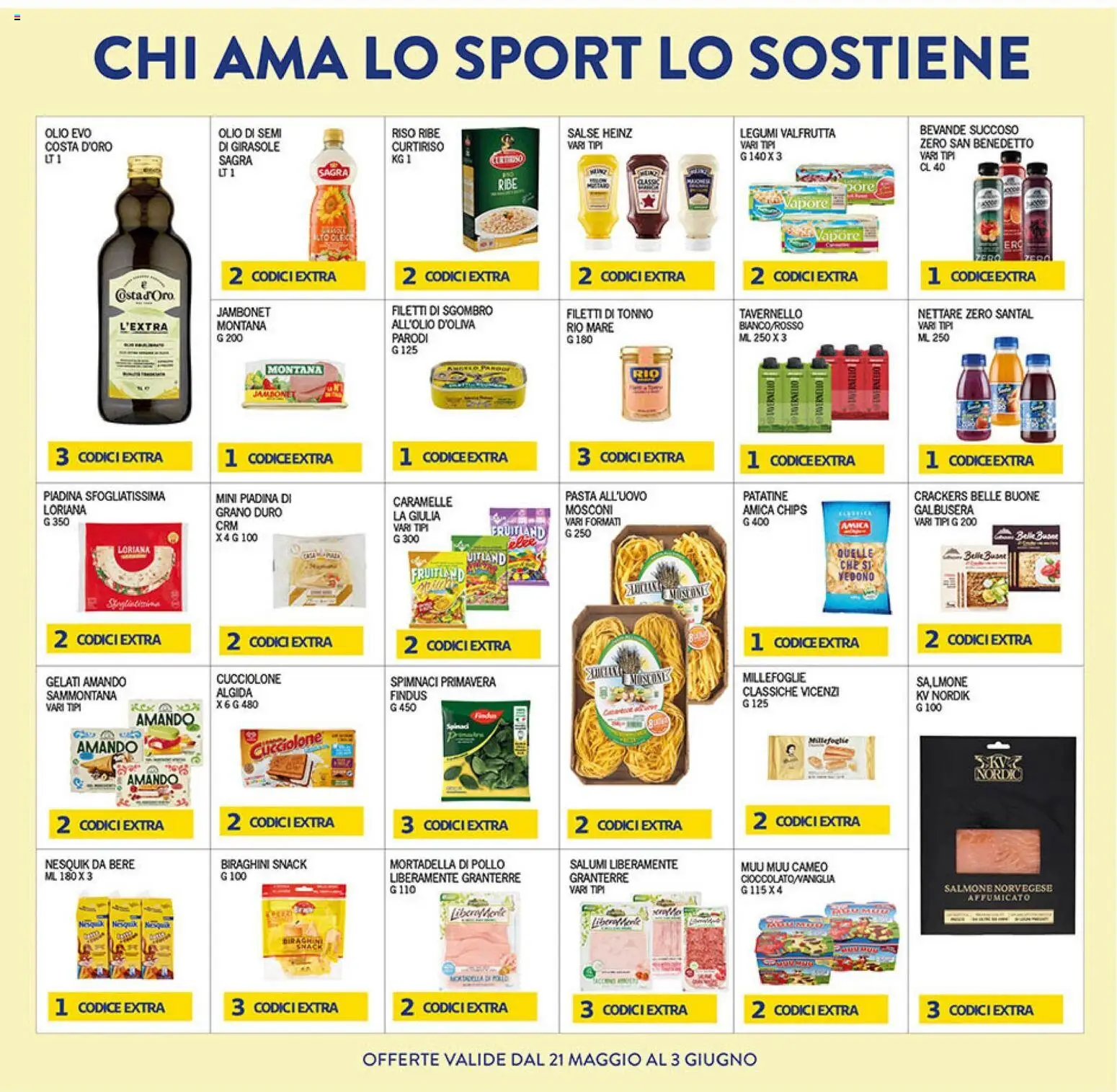 Volantino Coal del 21.05.2026 | Pagina: 31 | Prodotti: Salmone, Pasta, Tonno, Mortadella