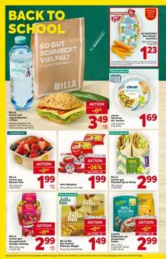 BILLA Bio Bio-Dattel-Erdnuss-Riegel, 90 g (1 kg 19.89/16.56) ab 27.08.2026 gültig | Seite: 6