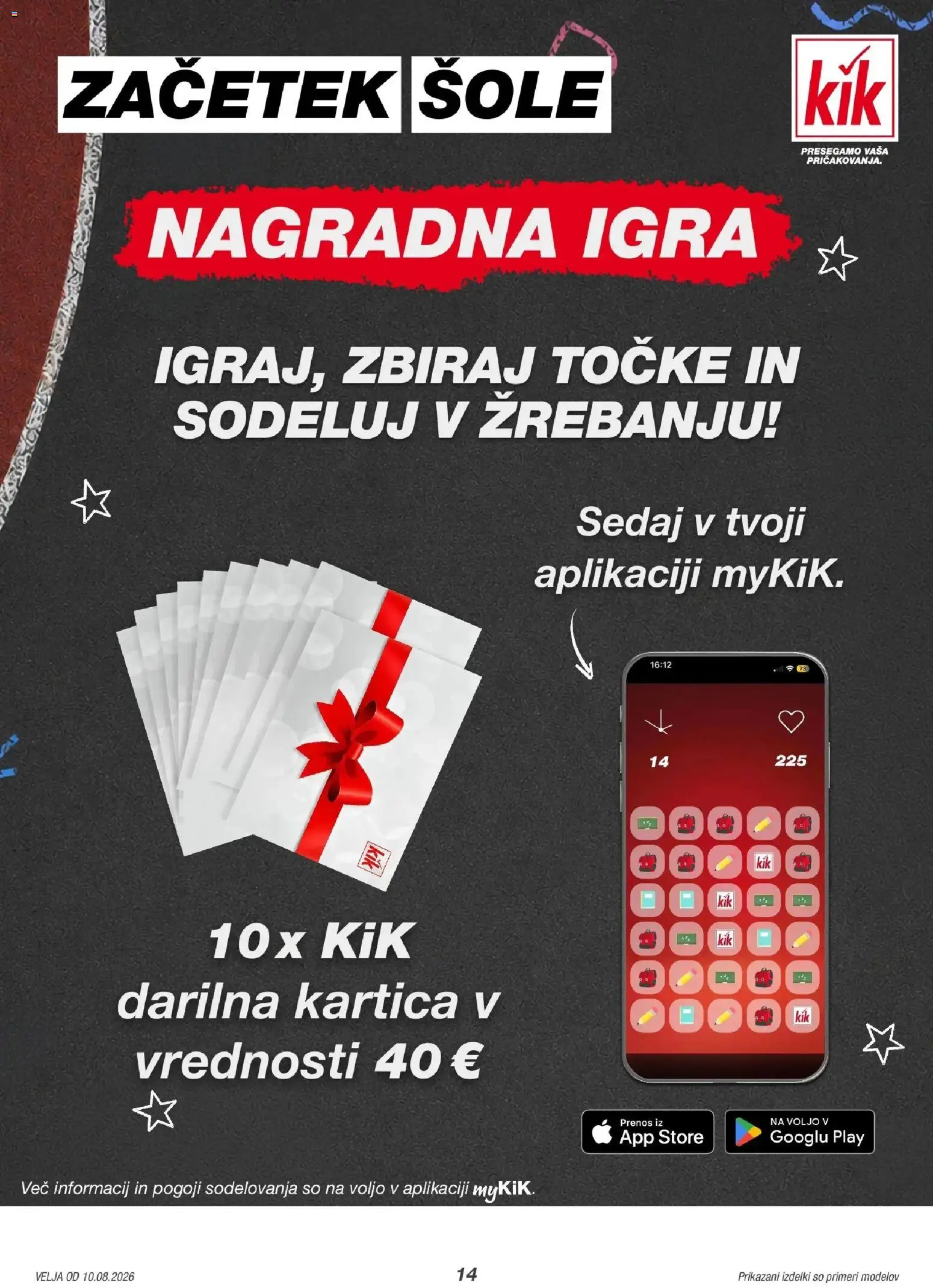 Novi Kik katalog ponudbe – veljaven od 10.08.2026 | Stran: 14 | Izdelki: Igra