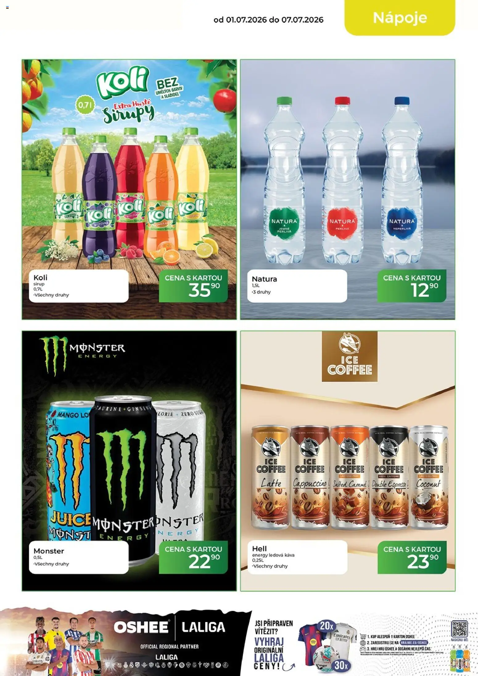 Tamda Foods leták od 01.07.2026 | Strana: 14 | Produkty: Mango, Pomeranče, Monster Energy, Cappuccino