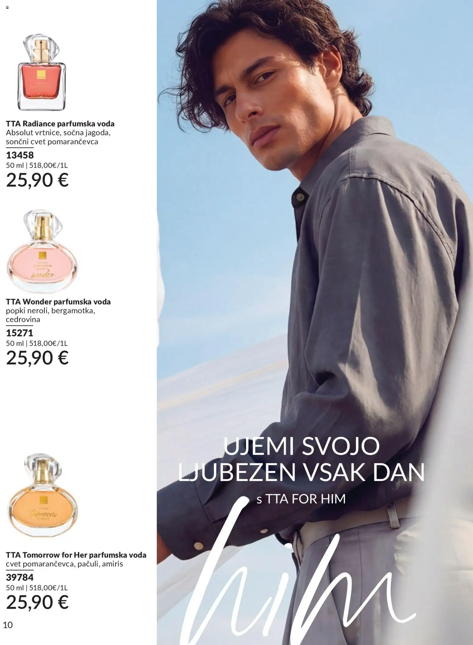 Novi Avon katalog ponudbe – veljaven od 01.05.2026 | Stran: 10 | Izdelki: Voda, Parfumska voda