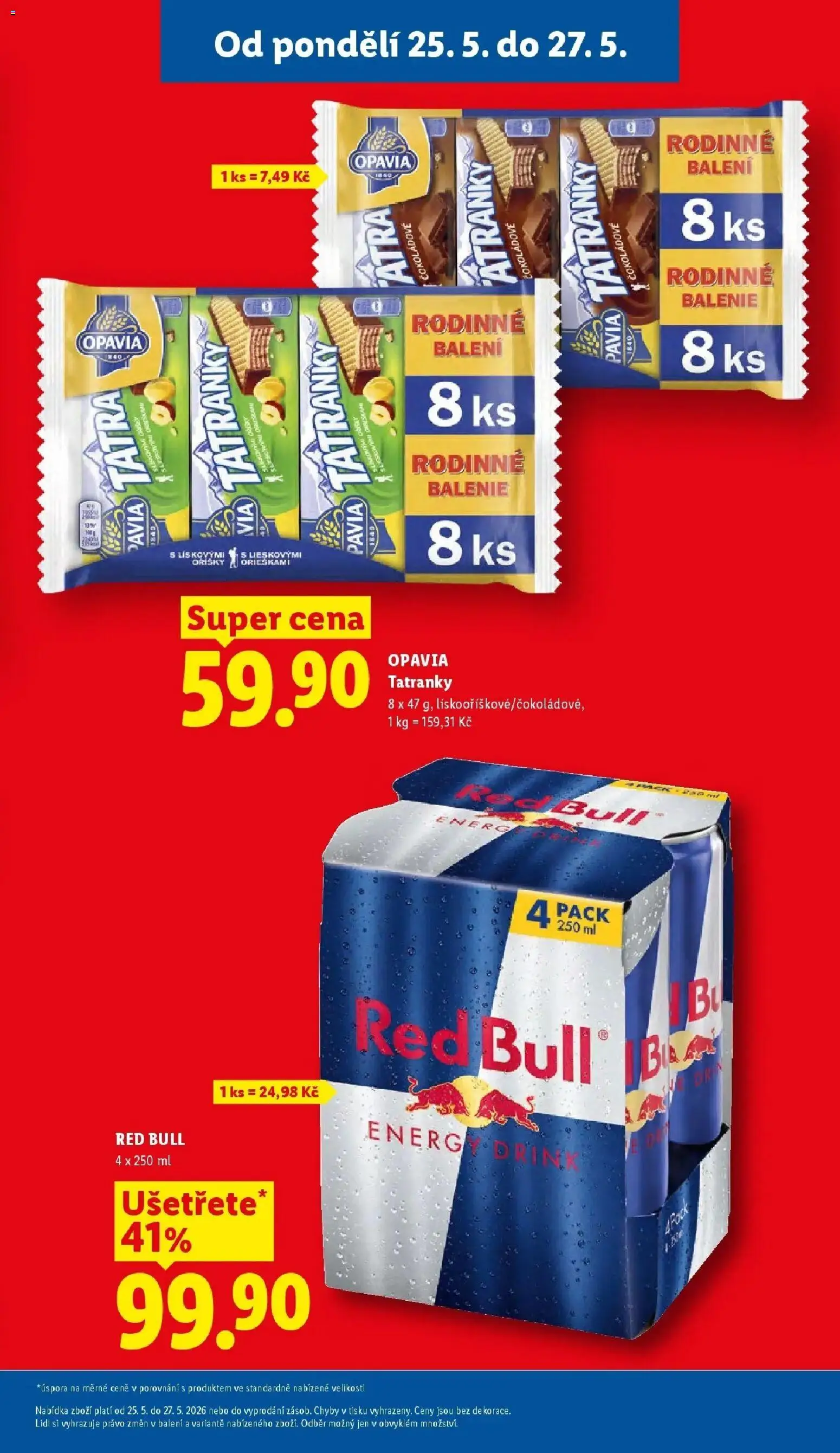 Lidl aktuální leták od 25.05.2026 | Strana: 7 | Produkty: Oříšky, Lis, Red Bull, Energy drink