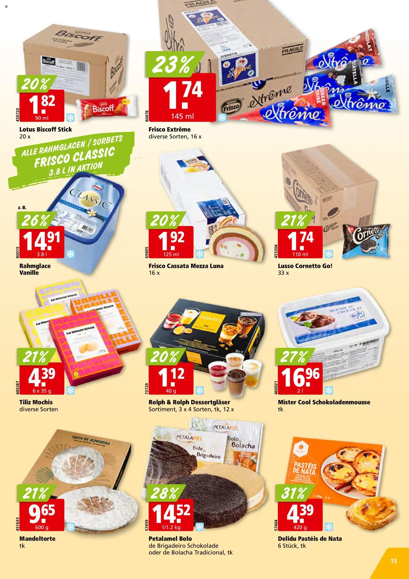 Aligro aktionen – gültig ab 17.08.2026 | Seite: 15 | Produkte: Schokoladenmousse, Vanille, Schokolade