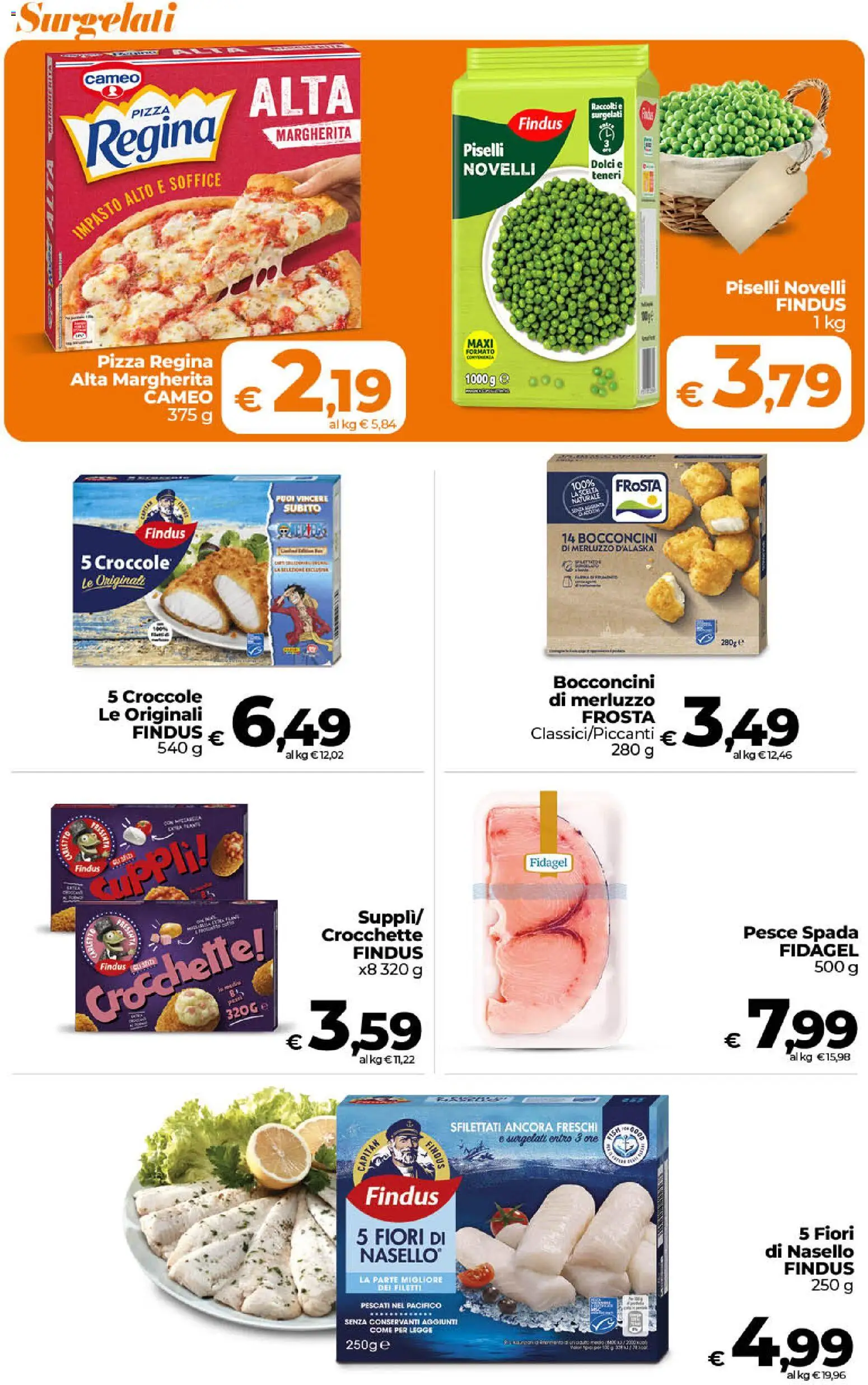 Volantino Ipercoop del 31/07/2026 | Pagina: 26 | Prodotti: Pizza, Pesce, Nasello, Pesce spada