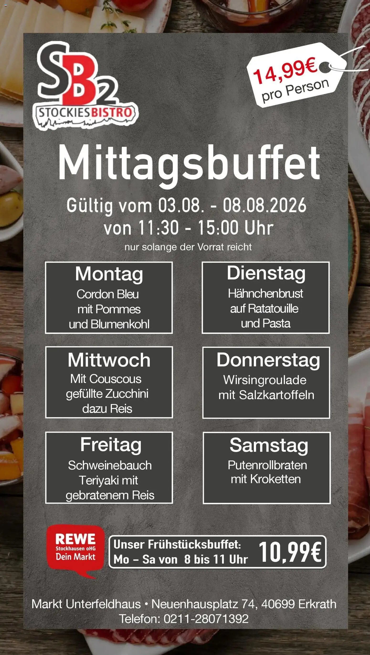 REWE Prospekt ab 03.08.2026 zum Blättern » Angebote | Seite: 21 | Produkte: Pommes, Reis, Zucchini, Telefon