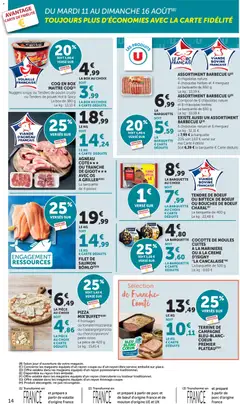bi1 - Prévisualisation de bi1 catalogue valide à partir de 11/08/2026 | Page: 14 | Produits: Porc, Saumon, Coq, Viande bovine