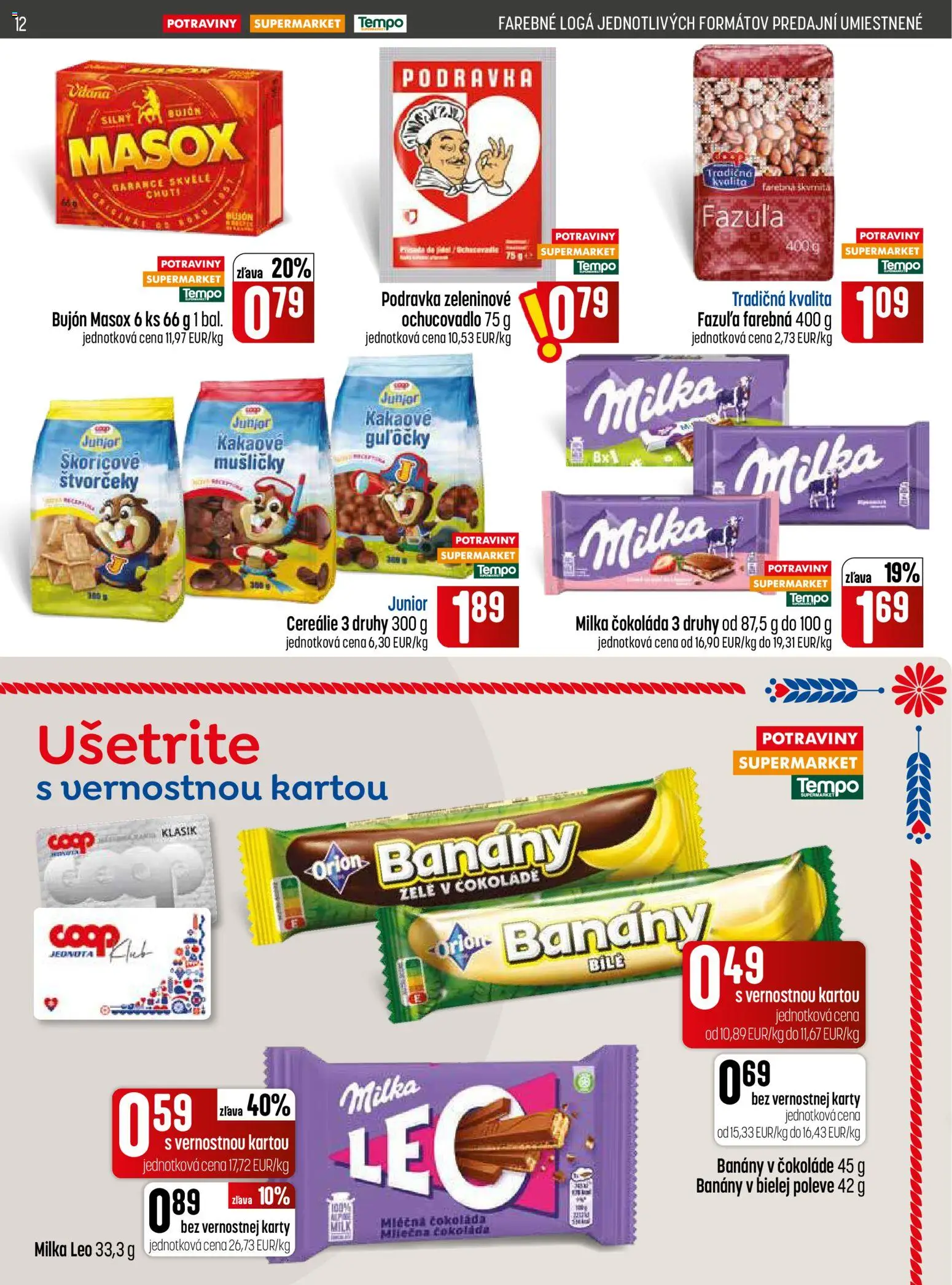 Nové COOP Jednota akcie – leták je platný od 26.08.2026 | Strana: 12
