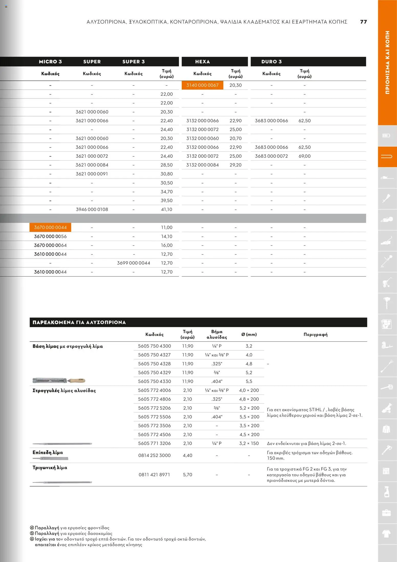 Stihl - Κατάλογος – σε ισχύ από 01/02/2026 | Σελίδα: 78