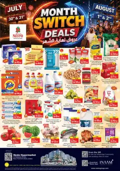 Preview of Nesto Month Switch deals valid from 30 Jul, 2026 | Page: 1 | Products: Hovězí maso, Хладилник, Котлон, Blazer