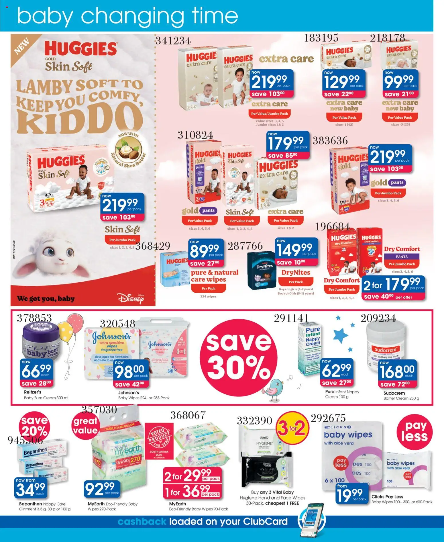 New Clicks catalogue – valid from 11.03.2026 | Page: 32 | Products: Pants, Fragrance, Cream