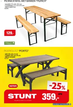 Hubo Tuinmeubelen special  - Voorbeeld van een folder van Hubo, geldig van 18.03.2026 | Pagina: 23 | Producten: Tafel