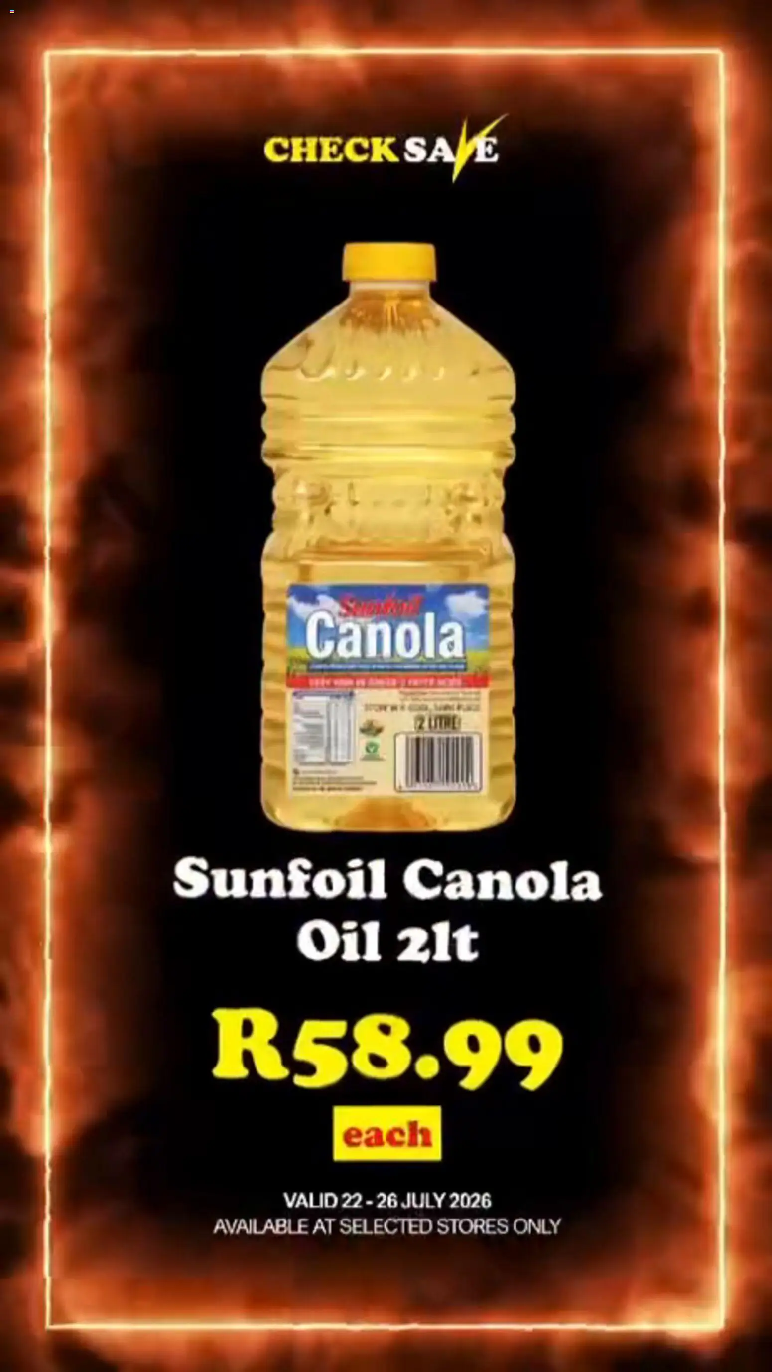 New Check Save catalogue – valid from 23/07/2026 | Page: 5 | Products: Oil