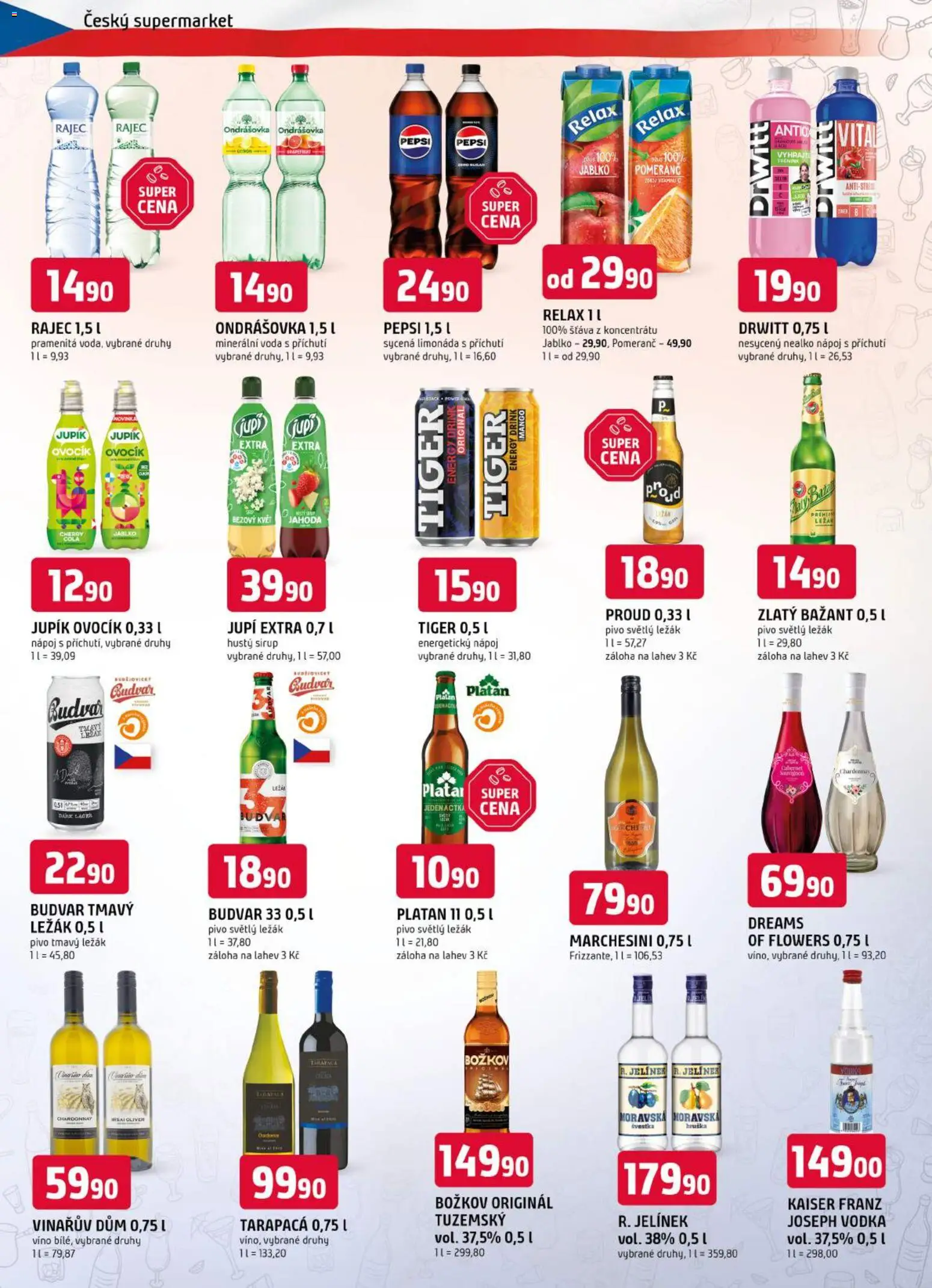 Trefa leták od 10.06.2026 | Strana: 10 | Produkty: Sirup, Božkov, Božkov originál, Energy drink
