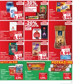 LOTUS BISCOFF Keksi, razne vrste 150 g - Pregled kataloga iz trgovine Kaufland, vrijedi od 08.07.2026 | Stranica: 17