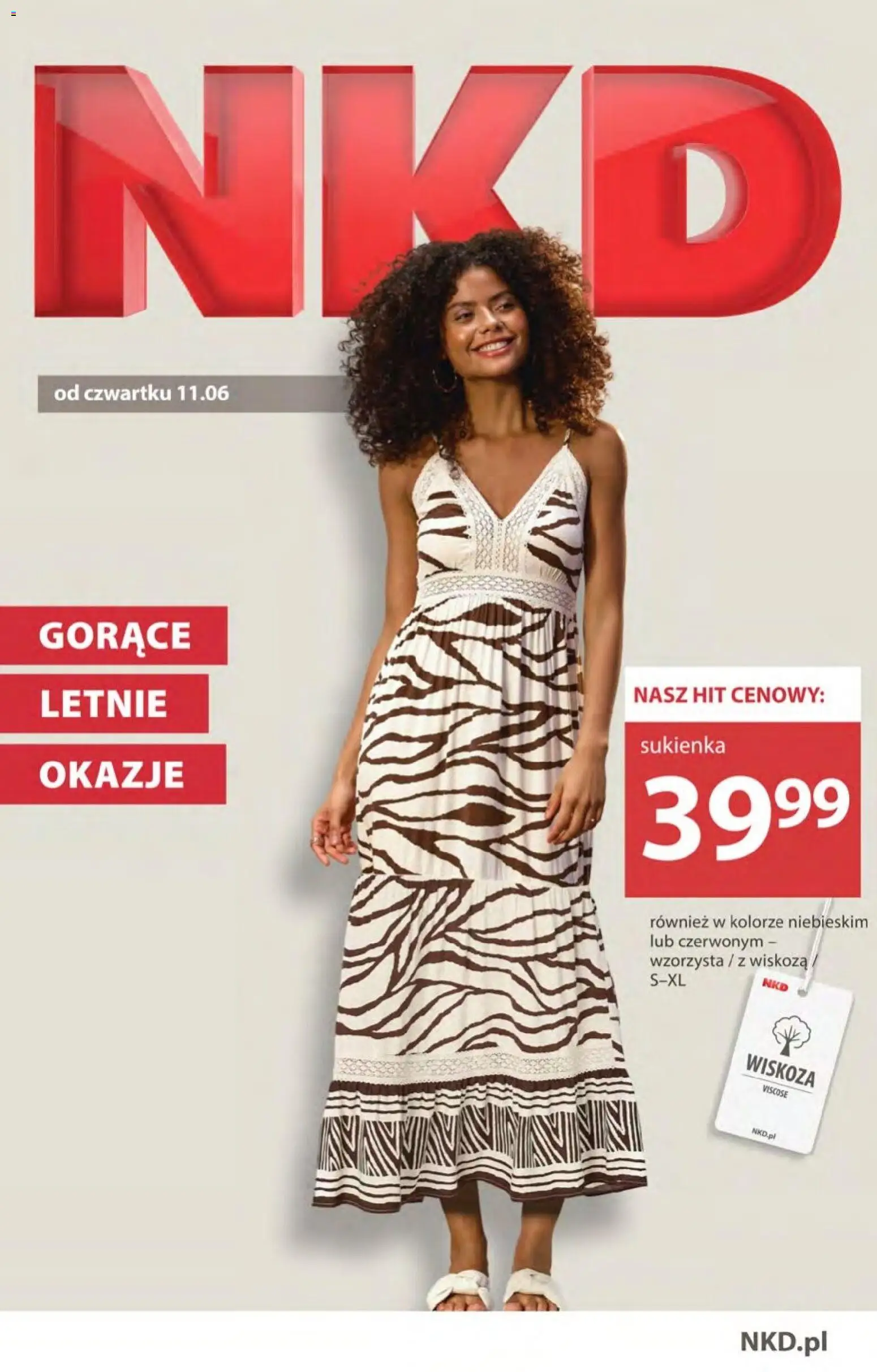 NKD gazetka od 11.06.2026 | Strona: 1 | Produkty: Sukienka