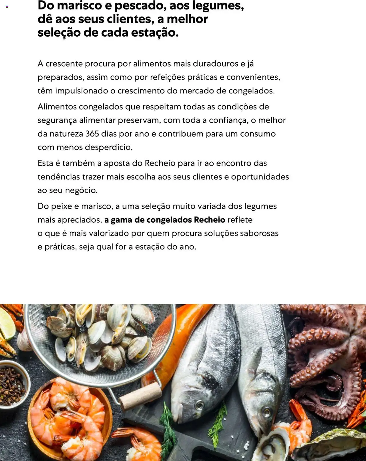Recheio - Congelados do Mar e da Terra │ válido de 14/07/2025 | Página: 3 | Produtos: Legumes, Peixe