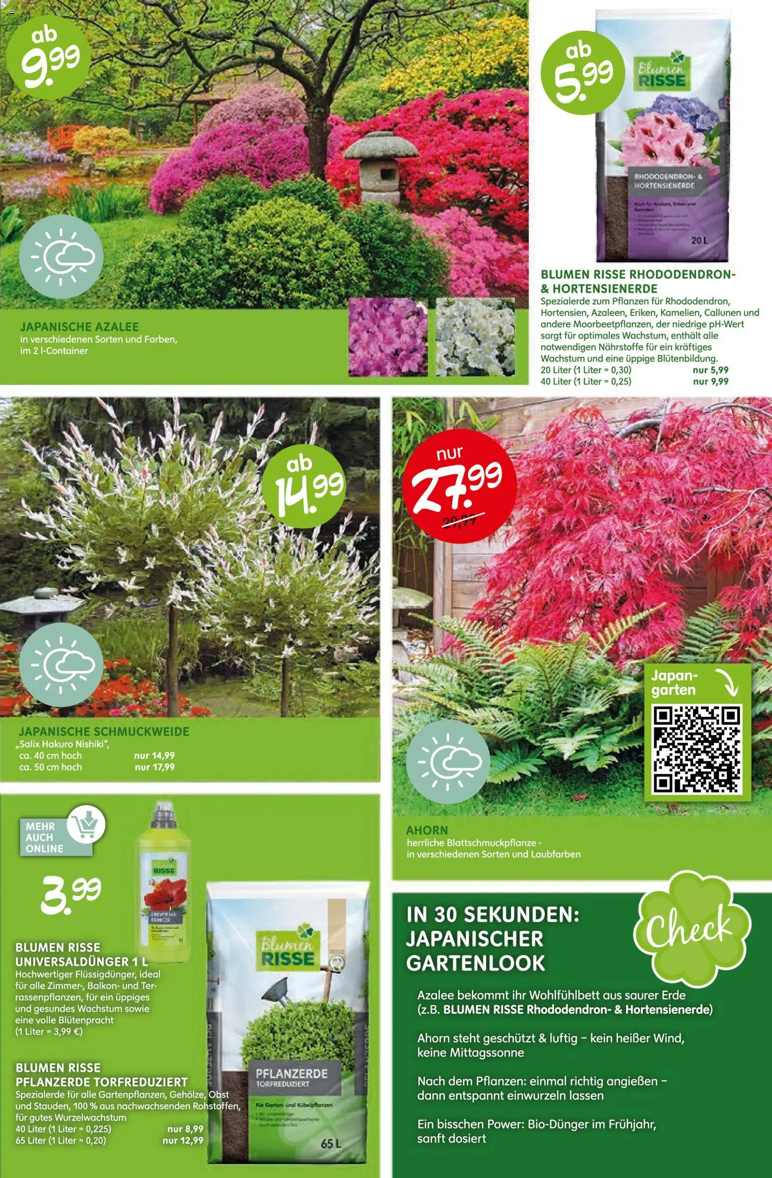 Blumen Risse Prospekt – gültig ab 28.05.2026 | Seite: 9 | Produkte: Pflanzerde, Blumen, Obst