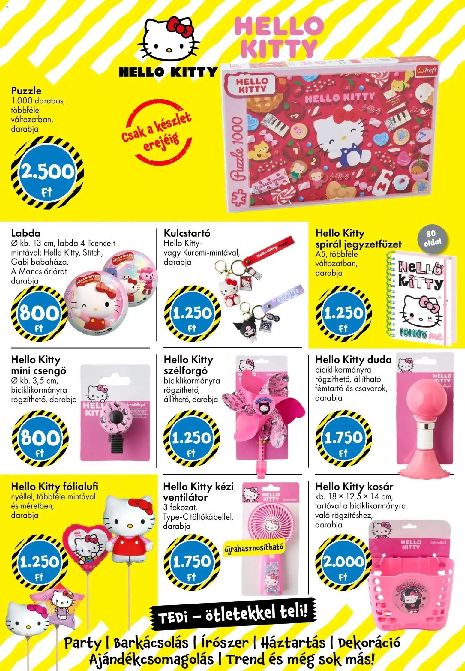 TEDi akciós ujság - amely érvényes a következő dátumtól: 06.03.2026 | Oldal: 22 | Termékek: Puzzle, Ventilátor, Kosár, Dekoráció