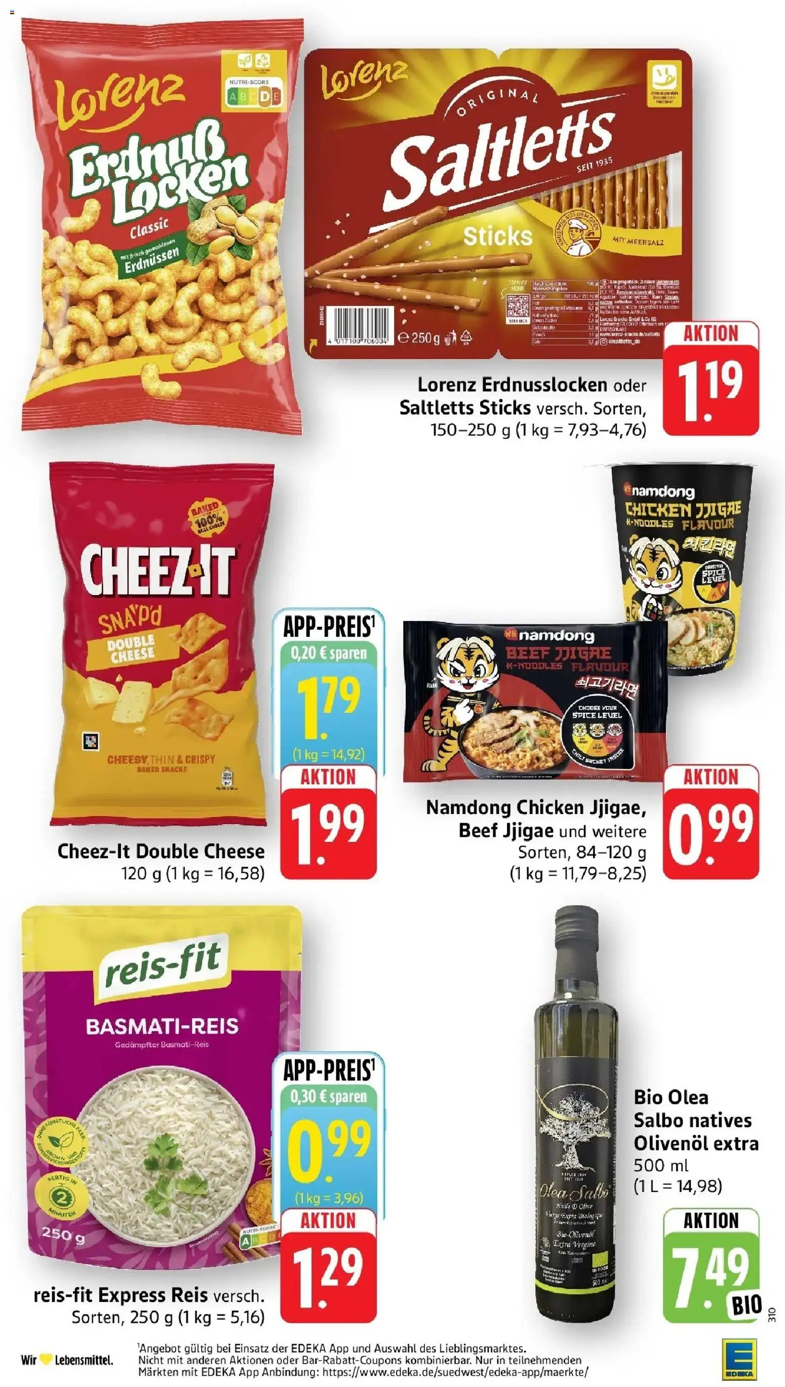 Edeka Prospekt Göppingen-Ursenwang (ab 14.09.2026) » Angebote Online | Seite: 26 | Produkte: Basmatireis, Olivenol, Reis