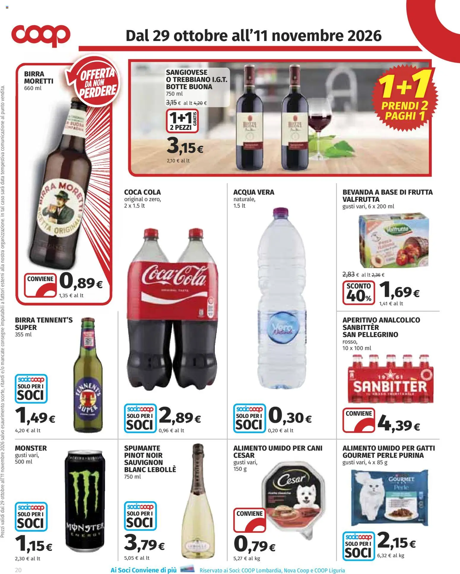 Volantino COOP del 29/10/2026 | Pagina: 20