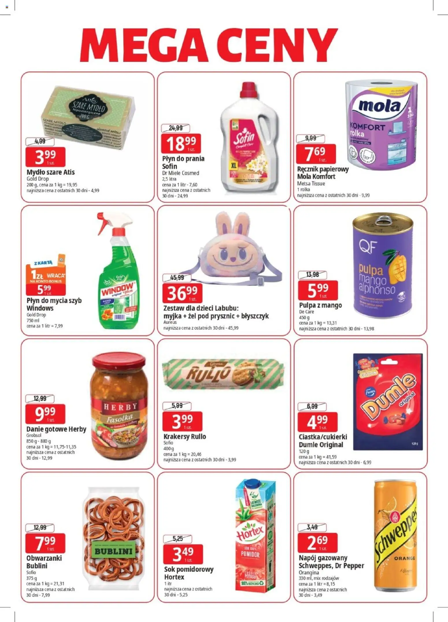 E.Leclerc gazetka - Elbląg od 25.05.2026 | Strona: 3 | Produkty: Płyn do mycia szyb, Krakersy, Błyszczyk, Żel pod prysznic