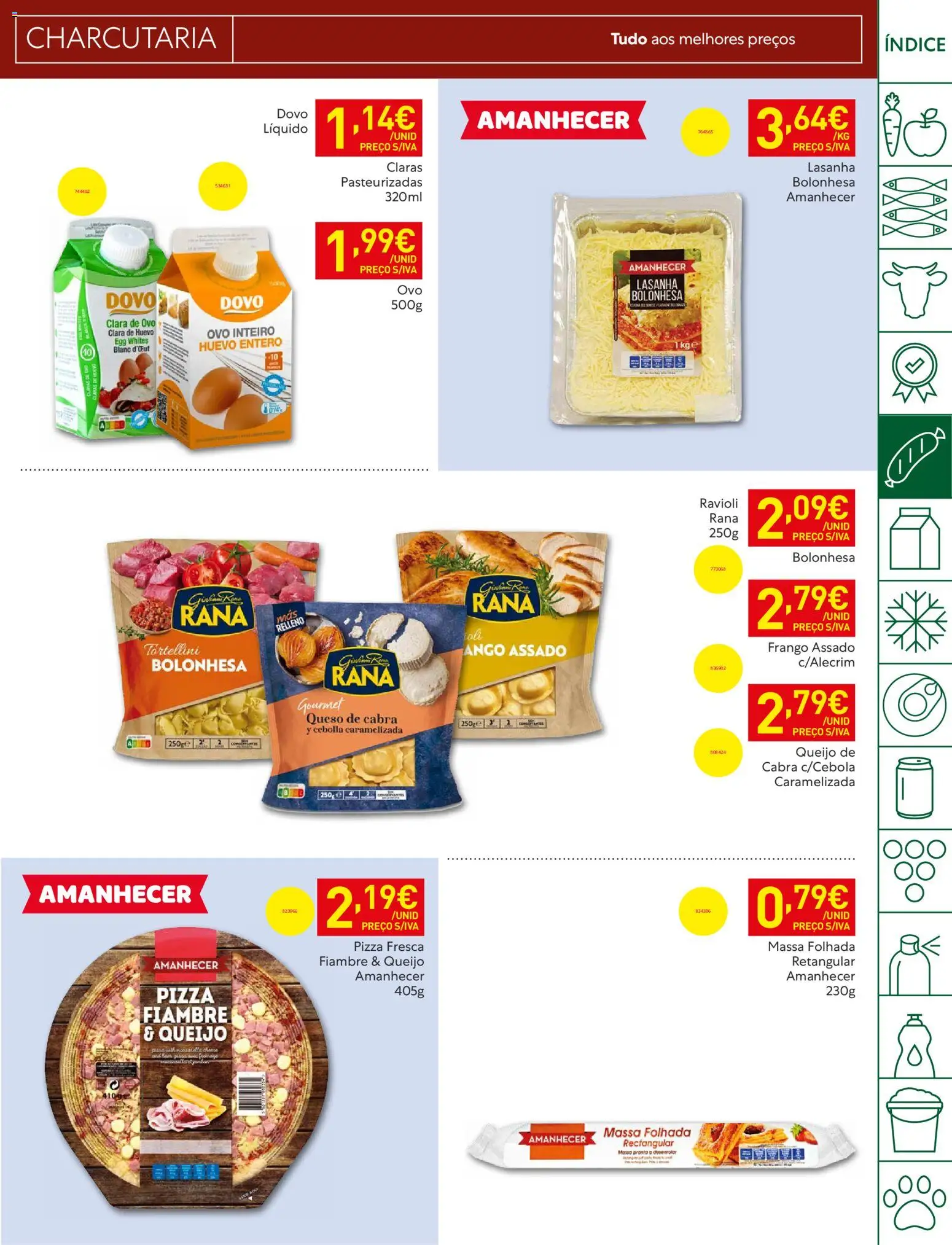 Recheio Folheto Madeira │ válido de 19.05.2026 | Página: 13 | Produtos: Massa folhada, Frango, Lasanha, Pizza