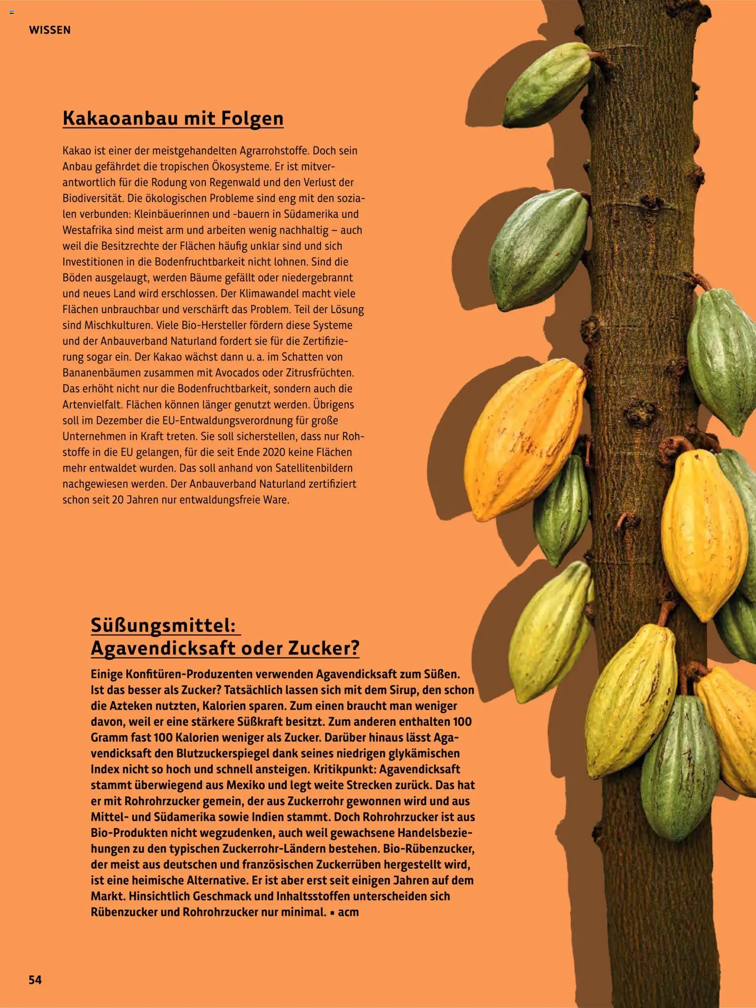 Denns BioMarkt Kreo Magazin – gültig ab 17.07.2026 | Seite: 54 | Produkte: Zucker