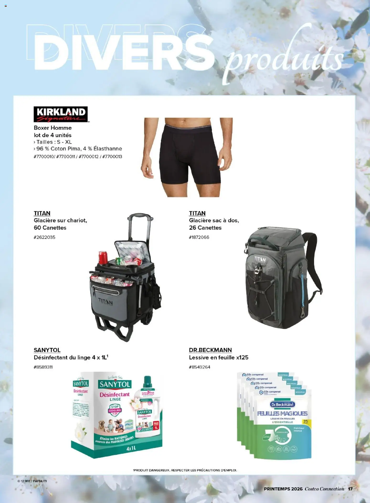 {H1} | Page: 17 | Produits: Sac, Coton, Glacière, Lessive