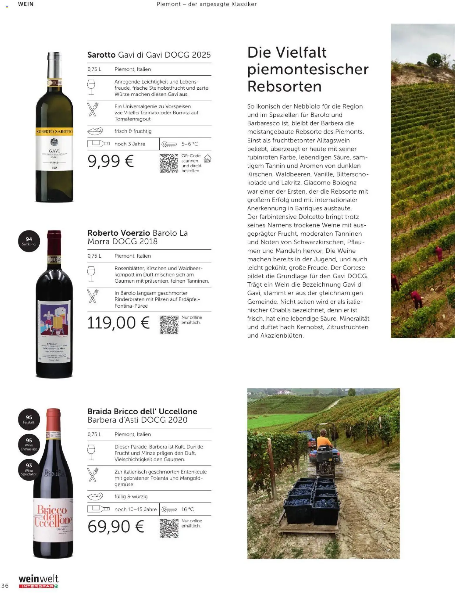 Interspar Wein Welt gültig ab 08.09.2026 | Seite: 36 | Produkte: Gemüse, Duft, Wein