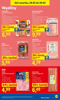 Pogląd oferty "TARCZYŃSKI Parówki z szynki, XXL, Parówki z szynki, XXL, 440 g" - ważna od 28.05.2026 | Strona: 55
