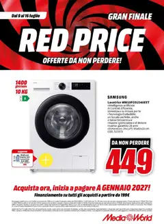 Anteprima del volantino Media World volantino valido a partire dal 09/07/2026 | Pagina: 72