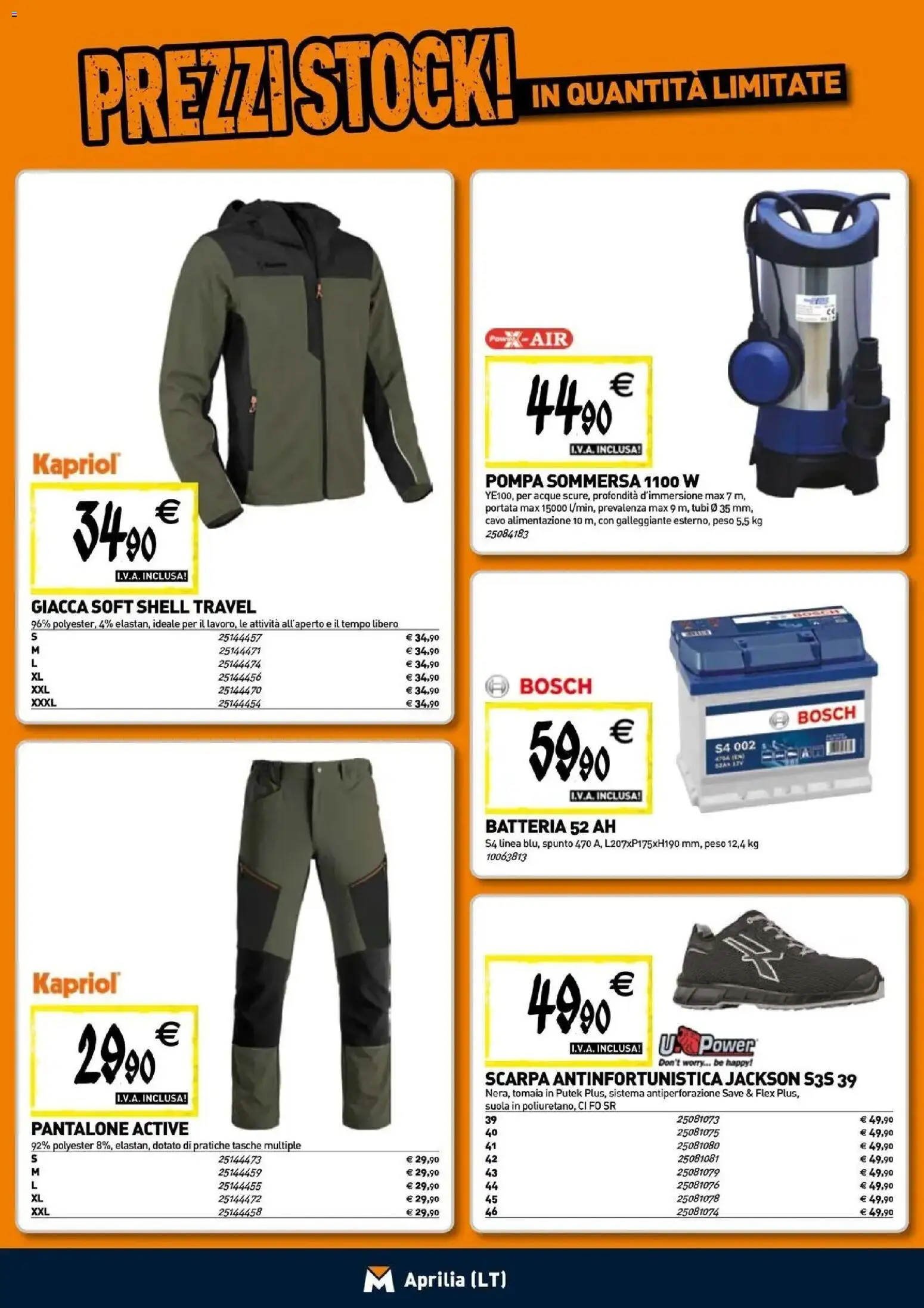 Nuovo TECNOMAT catalogo Aprilia dal 24/09/2026 > offerte anteprima 🛍️ | Pagina: 20 | Prodotti: Giacca, Cavo, Tubi, Batteria